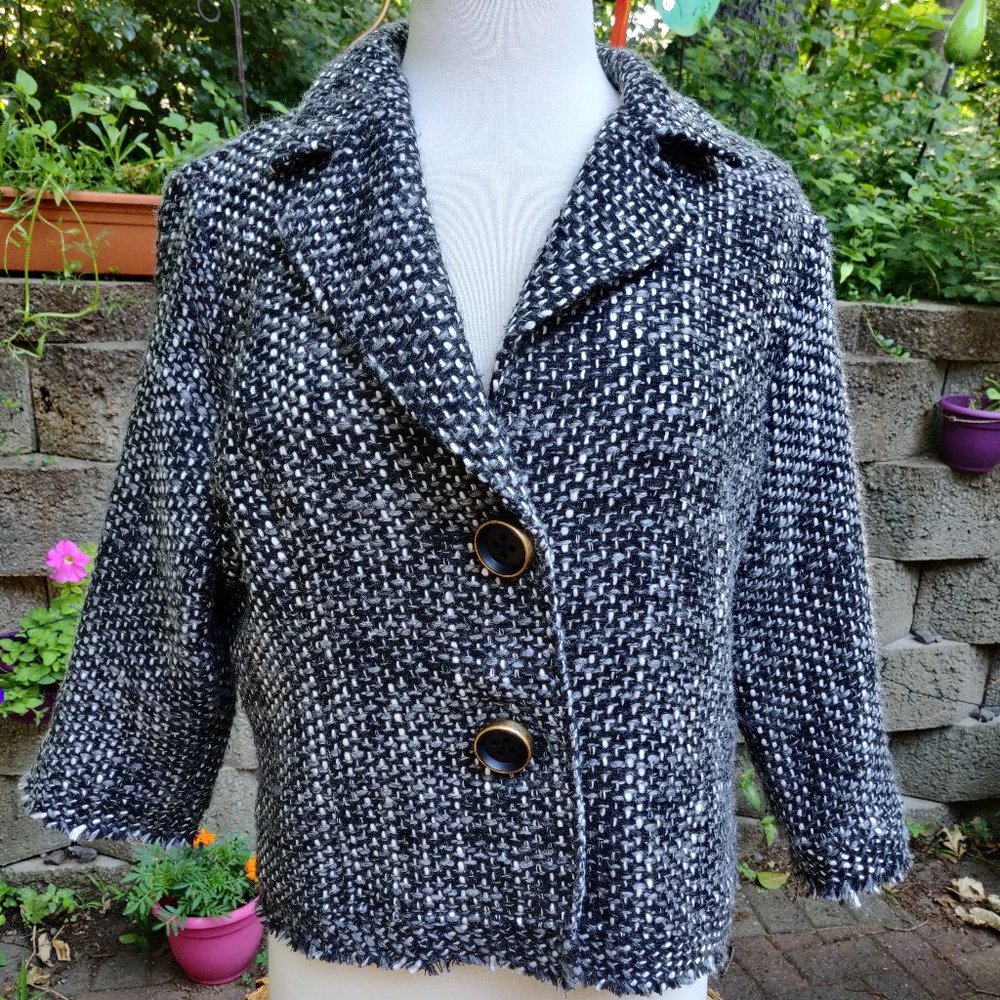 CAbi weed Knit Blazer #686 Large